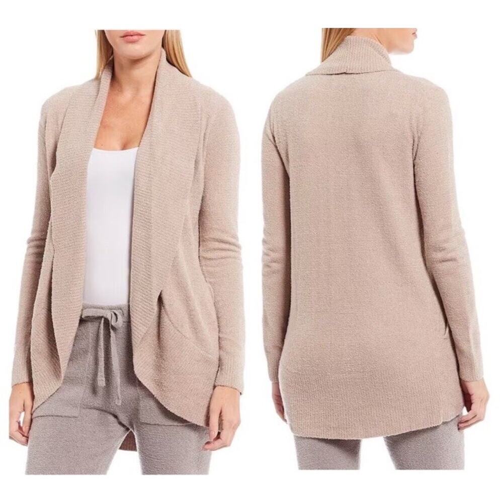 Barefoot Dreams Cozy Chic Lite Circle Cardigan Sweater 423‎ Pockets Size Small